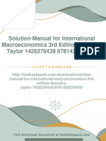 (FREE PDF Sample) Solution Manual For International Macroeconomics 3rd Edition Feenstra Taylor 1429278439 9781429278430 Ebooks