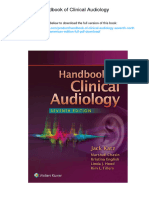 Handbook of Clinical Audiology. ISBN 9781451191639, 978-1451191639