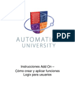 Como Crear Funciones Add On (B - S4 - BT4ES WBK)