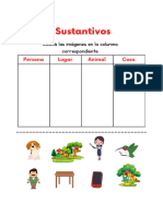 Actividades Sustantivos