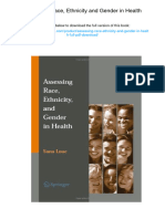 Assessing Race, Ethnicity and Gender in Health., 978-0387324616