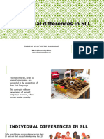 Individual Differences in SLL 82770598