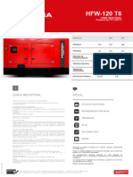 Generator Set Data Sheet HFW 120 t6 Mobile Spanish