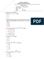 Soal Usp Matematika