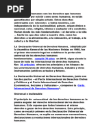 Los Derechos Humanos Son Los Derechos Que Tenemos Básicamente Por Existir Como Seres Humanos