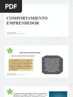 Comportamiento Emprendedor Ser