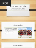 Características de La Arquitectura China