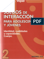 Libro Juegos de Interaccion Adolescentes Klaus Vopel Identidad Cualidades v. 2