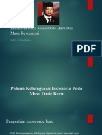 Masa Orde Baru & Reformasi