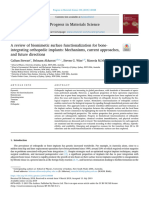 A Review of Biomimetic Surface Functionalization For Bone I 2019 Progress in