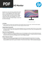 HP P22 G5 FHD Monitor: Everyday Productivity