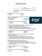 Summative Test in EPP 5 #1