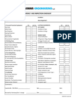 F-018-Weekly Safety Inspection Checklist