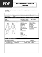 TBM FRM HSE 10 Incident Investigation Report