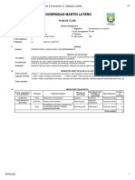 Universidad Martín Lutero: Plan de Clase