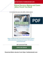 Get Business Ethics Ethical Decision Making and Cases 11th Edition Ferrell Test Bank Free All Chapters