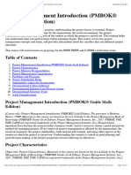 Project Management Introduction (PMBOK® Guide Sixth Edition) Transcript