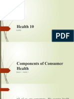 Components of Consumer Health