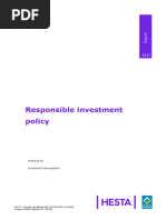 HESTA Responsible Investment Policy