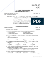 Btech 1 Year Engineering Mathematics 2 Set P 2018