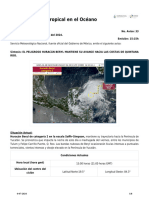 Aviso de Ciclón Tropical en El Océano Atlántico - 3501