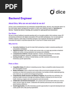 Backend Engineer (Fresher)