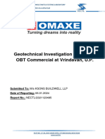 Geotechnical Investigation Report For OBT Commercial at Vrindavan, U.P