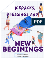 Back To School Backpacks Sample Lesson Sunday School Store