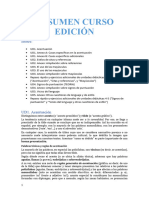 A. Resumen Curso Edición