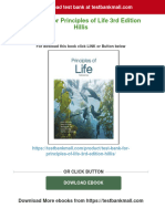 Instant Download Test Bank For Principles of Life 3rd Edition Hillis PDF All Chapter