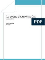 Análisis de Un Poema de Américo Calí