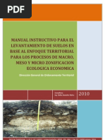 Manual Instructivo para El Levantamiento de Suelos