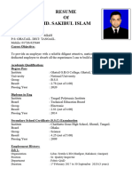 Sakibul Islam 2 Page CV-1