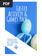 Easter Scouting Activities