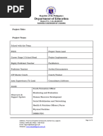 SI Project Implementation Plan