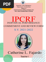 IPCRF - 2021-2022 Catherine Fajardo