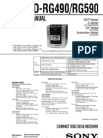 Sony Hcd-rg490, Hcd-rg590 Service Manual