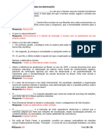 QUESTIONÁRIO I e II SOCIOLOGIA DA EDUCAÇÃO