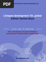 Instant Download Lifespan Development 7th, Global Edition Denise Boyd PDF All Chapter