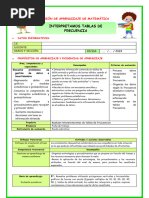 Ses-Mat-Interpretamos Tablas de Frecuencia - X