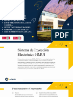 Sistema de Inyeccion Electronico HMUI