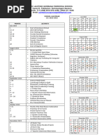 Calendar of Activities 2024 2025