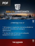 UNIT 2 The Bible As The Basis For God's Worldview