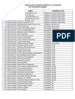 No Urut Tempat Duduk Yudisium P10