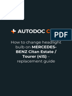 EN How To Change Headlight Bulb On Mercedes Benz Citan Estate Tourer 415 Replacement Guide