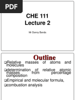 CHE 111 - Lecture 2-2021 Banda