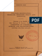 Weather Modification Programs 1978 Document