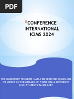 Conference International Icims 2024