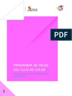 Condiciones Particulares Programa de Viajes 2024 Club 60