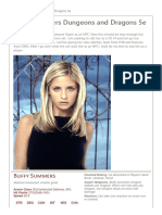 Buffy Summers Dungeons and Dragons 5e - R0zzin